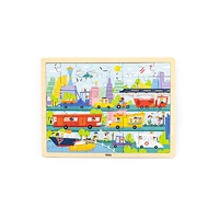 Fa puzzle Viga Transport