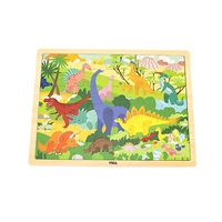 Fa puzzle Viga TDinoszauruszok