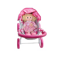 Játék babakocsi babáknak Milly Mally Dori Prestige Pink