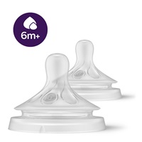 Tartalék cumi Avent Natural Response 6 a zabkásán 6+ - 2 darab