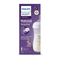 Baba cumisüveg Avent Natural Response 260 ml zsiráf