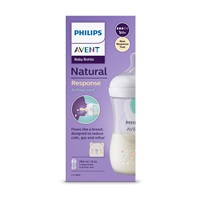 Baba cumisüveg Avent Natural Response 260 ml s szeleppel  Air Free medve