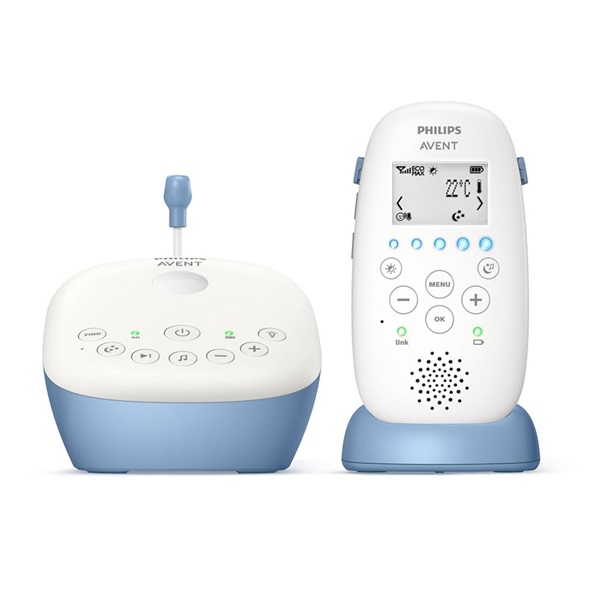Digitális gyermek bébiőr Avent Baby DECT SCD735/52