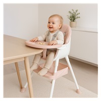 Etetőszék Baby Mix Nora dusty pink