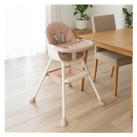 Etetőszék Baby Mix Nora dusty pink