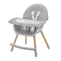 Etetőszék Baby Mix Freja wooden dark grey