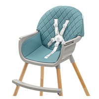 Etetőszék Baby Mix Freja wooden dusty green