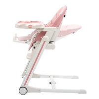 Etetőszék Muka NEW BABY dusty pink