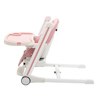 Etetőszék Muka NEW BABY dusty pink