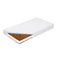 Matrac bölcsőbe New Baby STANDARD 80x40x8 cm kókusz-habszivacs-kókusz fehér