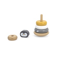 Fa építő készlet piramis gyermekeknek Viga Pingvin