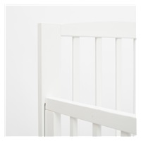Gyerek kiságy New Baby LILLY leengedhető oldalráccsal fehér