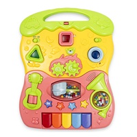 Gyermek zenélő fejlesztő járássegítő Baby Mix rózsaszín