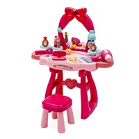 Gyermek zenélő fésülködőasztal székkel BABY MIX