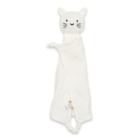 Muszlin szundikendő New Baby  Cat white