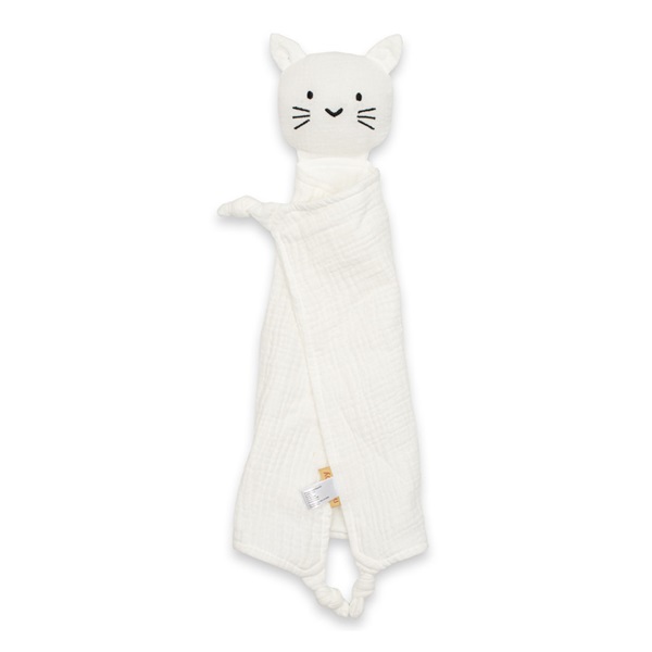 Muszlin szundikendő New Baby Cat white