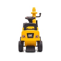 Gyermek zenélő bébitaxi kotró CAT Excavator  Milly Mally sárga