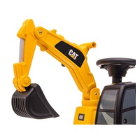 Gyermek zenélő bébitaxi kotró CAT Excavator  Milly Mally sárga