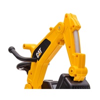Gyermek zenélő bébitaxi kotró CAT Excavator  Milly Mally sárga