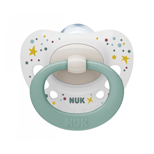 Baba cumi NUK Signature 0-6h zöld fehér