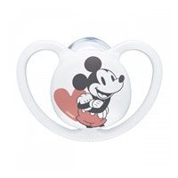 Baba cumi Space NUK 6-18h Disney Mickey Mouse fehér
