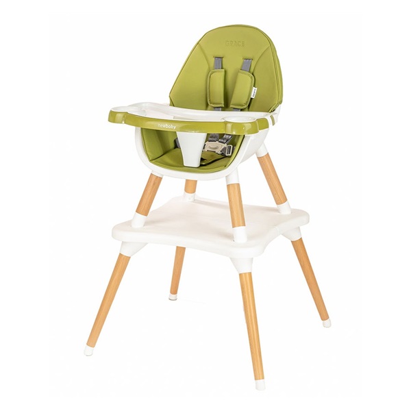 Etetőszék New Baby 3 az 1-ben Grace green