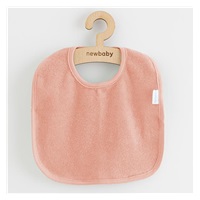 Gyermek frottír előke New Baby Comfortably pink