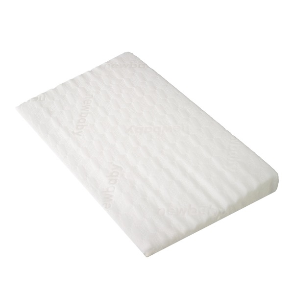 Baba párna - ék alakú New Baby BASIC fehér 59x37 cm