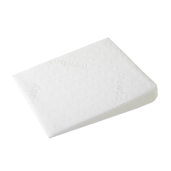 Baba párna - ék alakú New Baby BASIC fehér 30x37 cm kocsiba