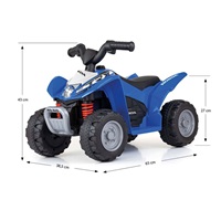 Elektromos négykerekű Milly Mally Honda ATV kék