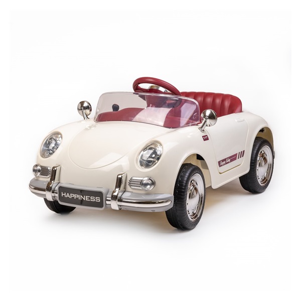 Elektromos autó Baby Mix Retro Pearl fehér