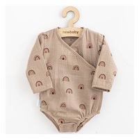 Csecsemő muszlin patentos body New Baby Rainbow