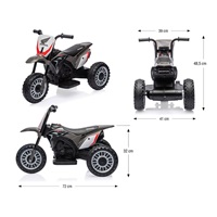 Elektromos motorkerékpár BABY MIX Honda CRF 450R Szürke