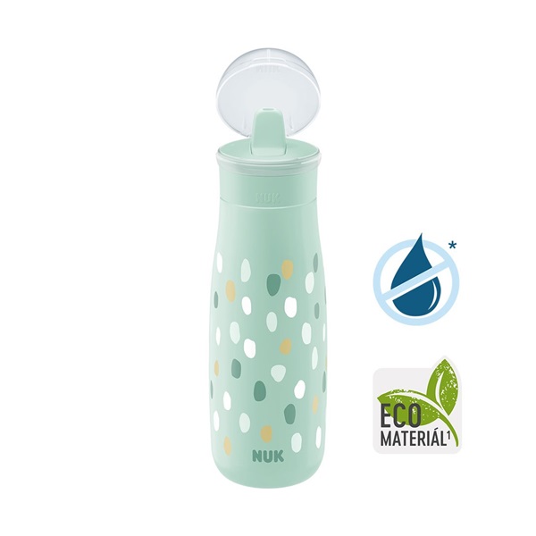 Gyermek itatópohár NUK Mini-MeFlip 450 ml green