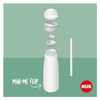 Gyermek itatópohár NUK Mini-Me Flip 450 ml pink