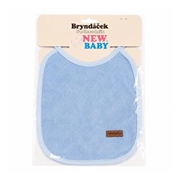 Gyermek frottír előke PVC-vel bélelve New Baby kék