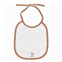 Gyermek frottír előke PVC-vel bélelve New Baby barna