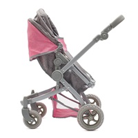Babakocsi babáknak 2v1  Baby Mix pink-grey