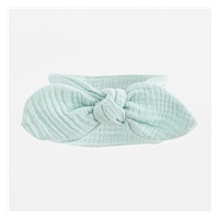 Baba muszlin fejpánt New Baby Feeling zsálya színű
