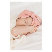 Baba muszlin fejpánt New Baby Feeling rózsaszín