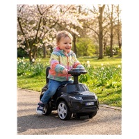 Baby Mix Prime SUV bébitaxi fekete bőrből