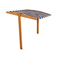 Tető a gyermek fa homokozóhoz Baby Mix 120x120 cm kék-fehér