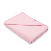 Gyermek frottír törölköző és kapucnival New Baby BASIC 100x100 rózsaszín