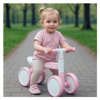 Gyerek futóbicikli Baby Mix Bunny Hop Ultralight rózsaszín
