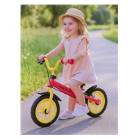 Gyerek futóbicikli fékkel Baby Mix Traveller piros