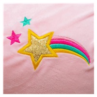 Plüss felfújható ugráló ló hangokkal Baby Mix Egyszarvú