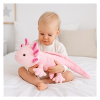 Baby Mix plüss axolotl 45 cm rózsaszín
