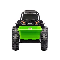 Elektromos vontató pótkocsival Milly Mally Farmer zöld