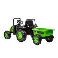 Elektromos vontató pótkocsival Milly Mally Farmer zöld