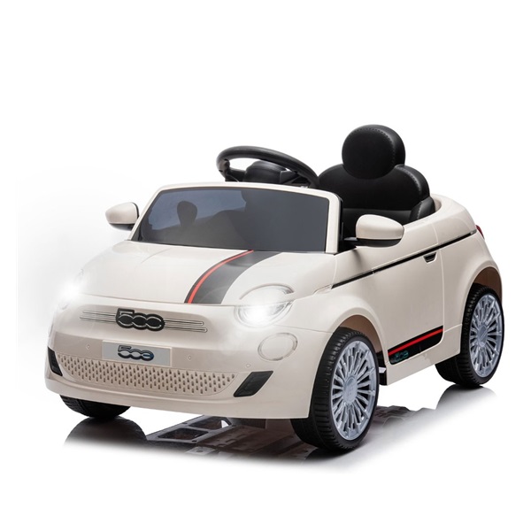 Elektromos autó Milly Mally Milly Mally Fiat 500e fehér